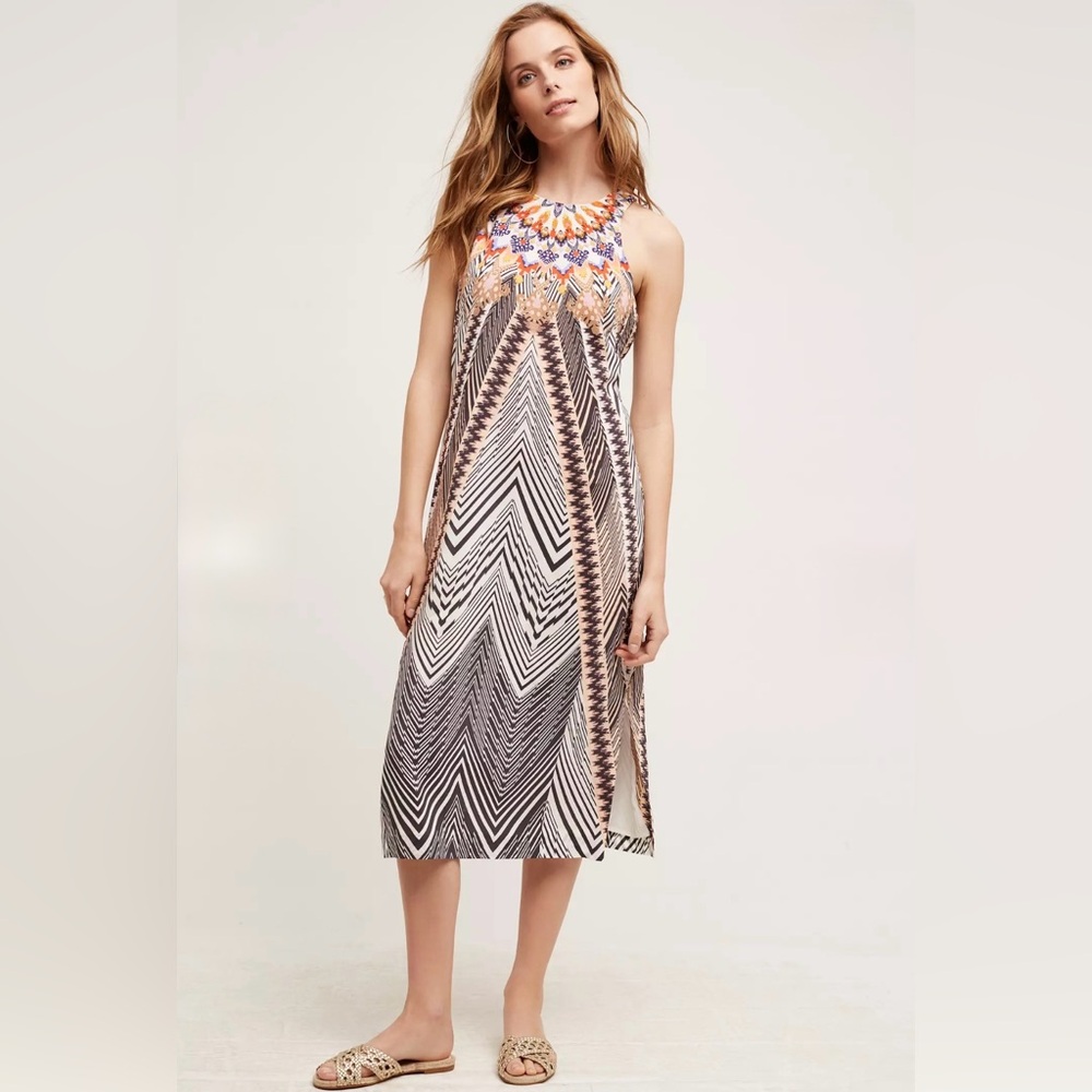 Anthropologie x HD In Paris Solstice Silk Dress